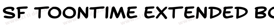 SF Toontime Extended Bold Italic字体转换